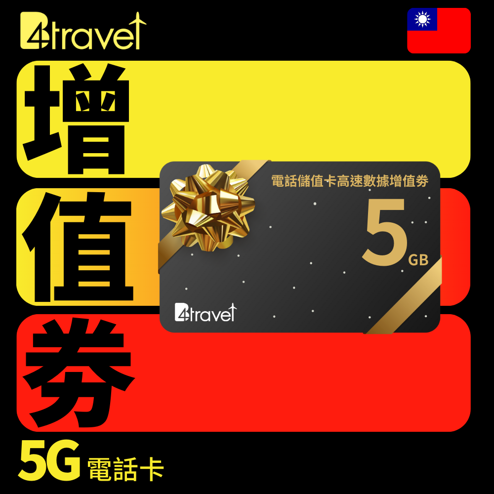 B4travel 電話儲值卡高速數據增值劵