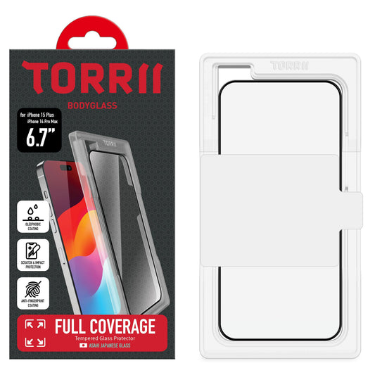 Torrii BODYGLASS 全覆蓋玻璃保護貼 for iPhone 15 Plus