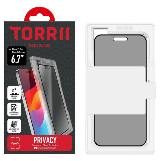 Torrii BODYGLASS 防窺玻璃保護貼 for iPhone 15 Plus